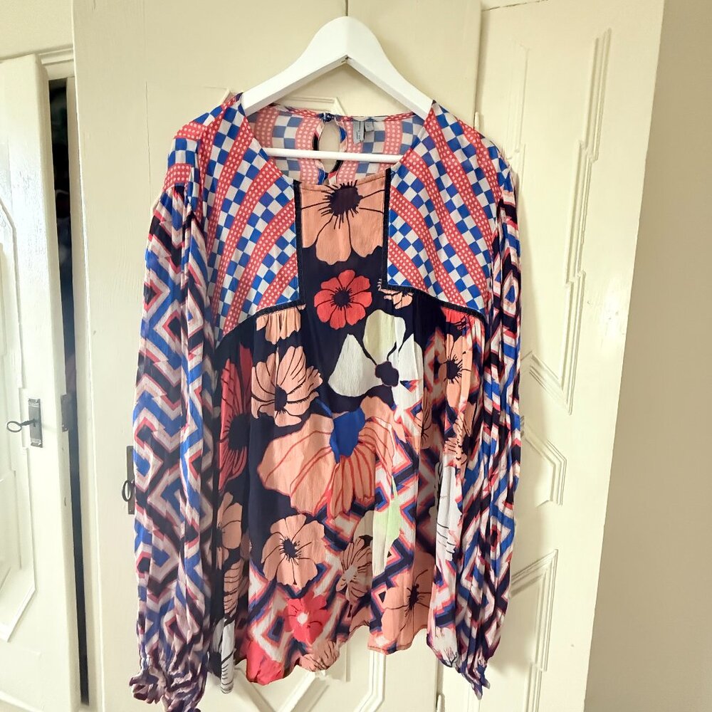 Anthropologie Miranda Peasant Blouse by Bl-nk London